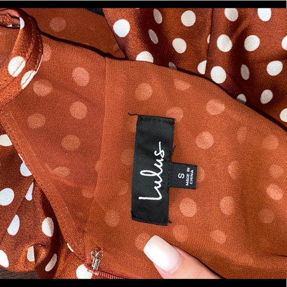 Lulus Polka Dot Dress - Picture 3 of 4